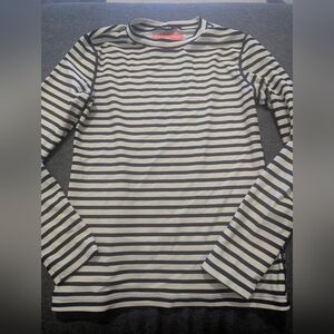 Crewcuts Black and White Striped Rashguard